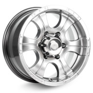 Диски КиК 8,0\R16 5*139.7 ET-15 d110.1 Дарк платинум